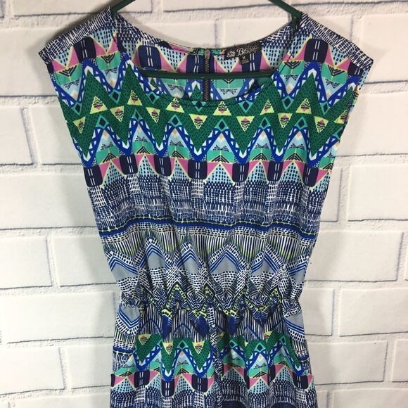 BeBop Womens Summer Dress - Geometric SZ M - Picture 5 of 5